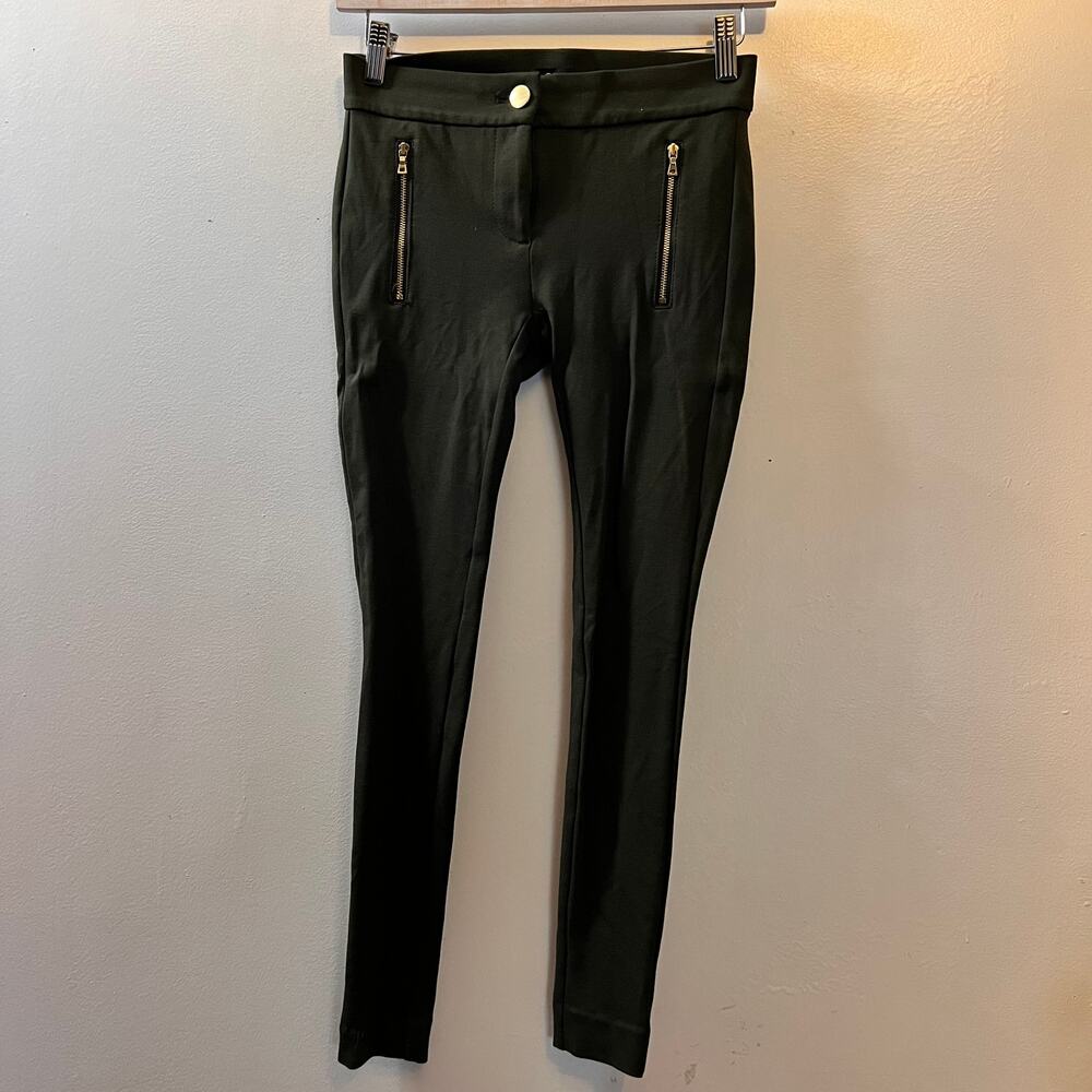LOFT Petites Green Stretchy Pants Size 00P